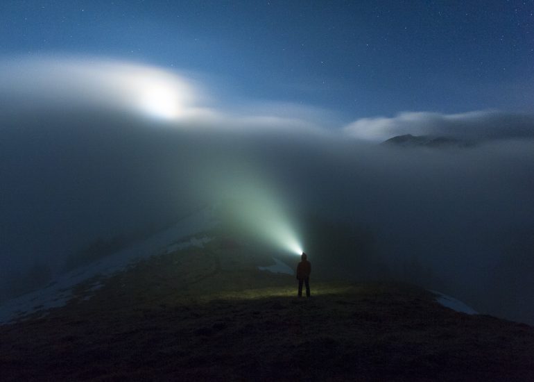 Night-time self-portrait